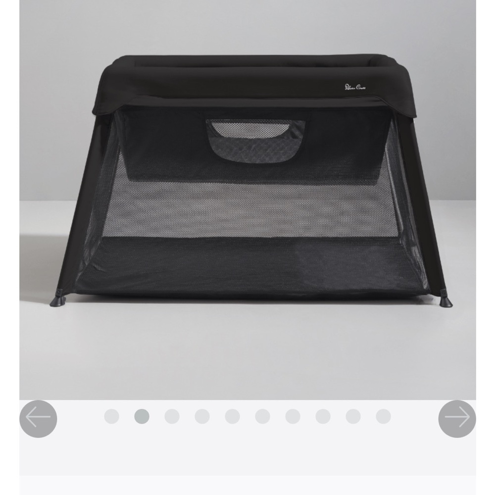Black Travel Crib by Unknown Brand